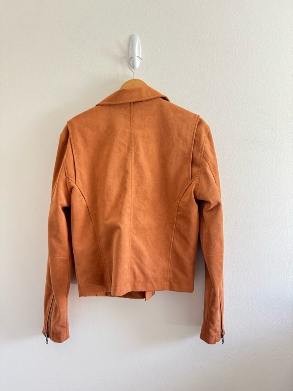 Nifty Genius Tan Rider Moto Jacket size Small - Picture 2 of 7